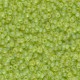 Rocalla Miyuki 11/0 - Matted transparent chartreuse ab 11-143FR
